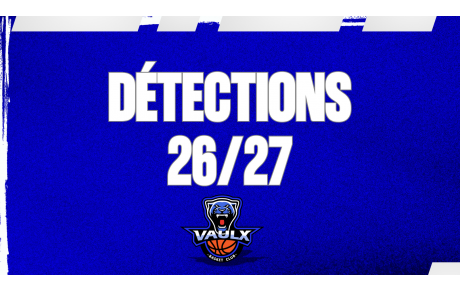 DÉTECTION SAISON 2026/2027